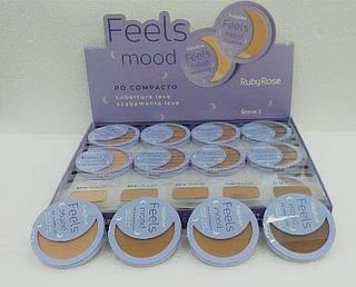 RUBYROSE PO COMPACTO FEELS MOOD-36PCS/6.00