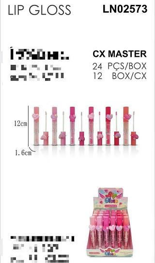 LUA NEVE L;IP GLOSS-24PCS/4.29