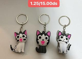 CHAVEIRO DE BORRACHA-TAMANHO P-12PCS1.25