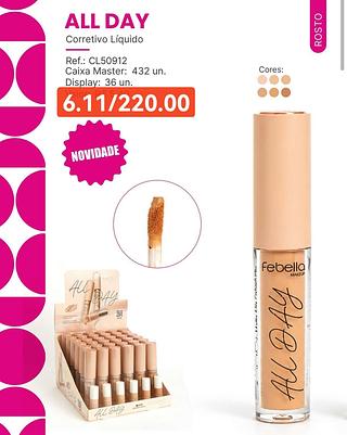 FEBELLA CORRETIVO LIQUIDO-36PCS/6.11