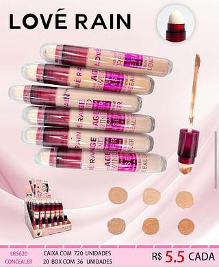 LOVE RAIN CORRETIVO LIQUIDO-36PCS/5.50