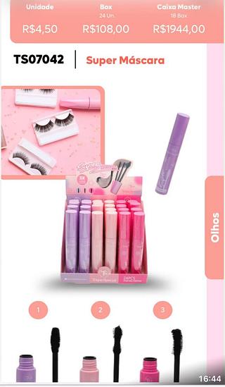 TOQUE ESPECIAL MASCARA PARA CILIOS-24PCS/4.50