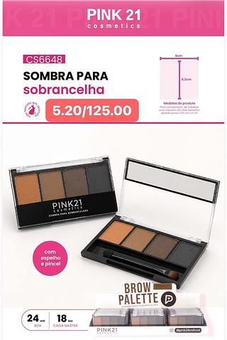 PINK21 SOMBRA PARA SOBRACELHA-24PCS/5.20