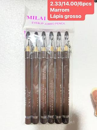 MILAI LAPIS GROSSO MARROM-2.33/6PCS