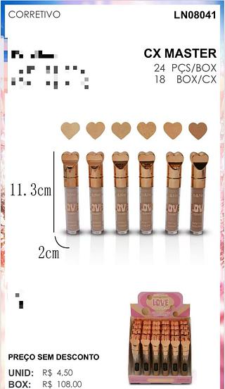 LUA NEVE CORRETIVO LIQUIDO-24PCS/4.50