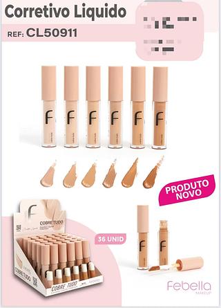 febella corretivo liquido-36pcs/6.25