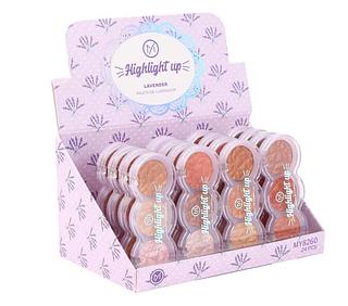 MYLIFE PALETA DE ILUMINADOR-24PCS/5.75