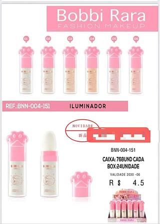 BBBI RARA PALETA ILUMINADORO-24PCS/4.50