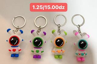 CHAVEIRO DE BORRACHA-TAMANHO P-12PCS1.25