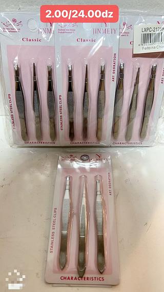 PINCA PARA SOBRANCELHA-KIT/3PCS-12CT/2.00