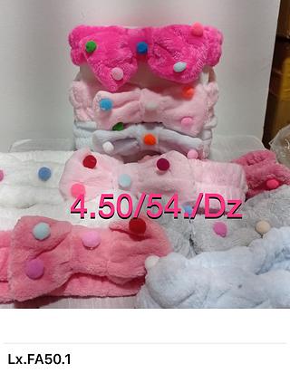 FAIXA DE CABELO PARA MAQUIAGEM-12PCS/3.75