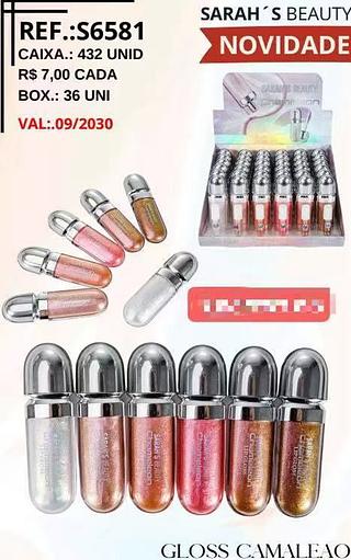 SARAHS BEAUTY BRILHO LABIAL-36PCS/7.00