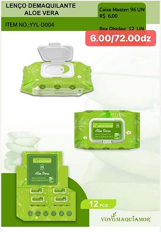YOYO LENCO DEMAQUILANTE -12PCS/6.00