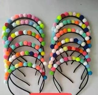 TIARA DE POMPOM-12PCS/2.00