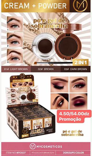 MY LIFE PO E GEL DE SOBRANCELHA-12PCS/4.50