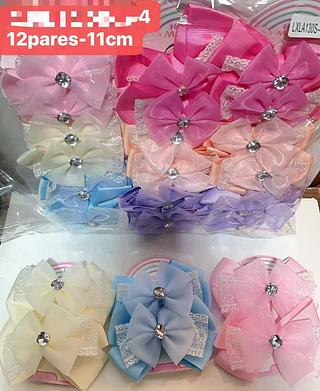 LACO PARA CABELO PRESILHA-TAMANHO G-12PARES/2.50