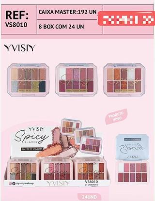 YVISIY PALETA DE SOMBRAS-24PCS/7.00