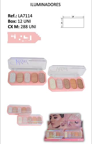 LABRANCHE PALETA DE ILUMINADOR-12PCS/7.91