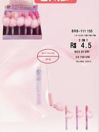 BOBBI RARA LIP GLOSS 2 EM 1-24PCS/4.50
