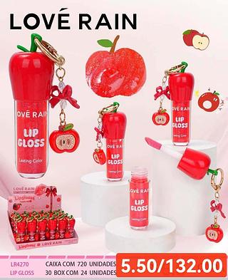 LOVE RAIN LIP GLOSS-24PCS/5.50