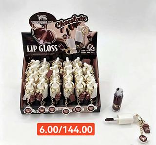 WARDA BEAUTY LIP GLOSS-24PCS/6.00