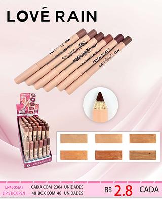 LOVE LIP STICK PEN-(LAPIS DE LABIAL)-48PCS/2.80