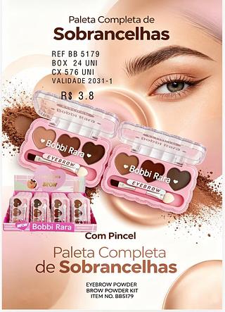 BOBBI RARA SOMBRA para sobrancelhas-24pcs/3.83