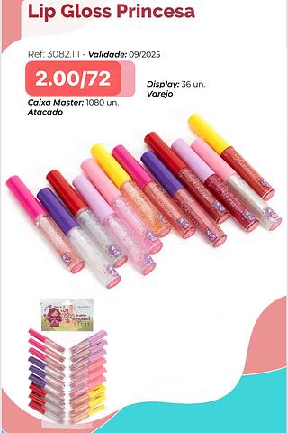 VIVAI LIP GLOSS PRINCESA-36PCS/1.72