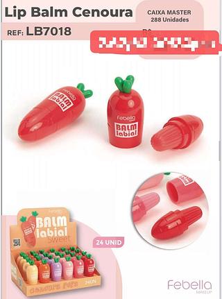 FEBELLA LIP BALM CENOURA-24PCS/2.62
