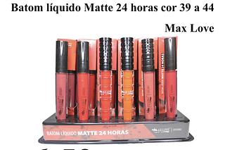 MAXLOVE BATOM LIQUIDO MATTE 24H-48PCS/5.50