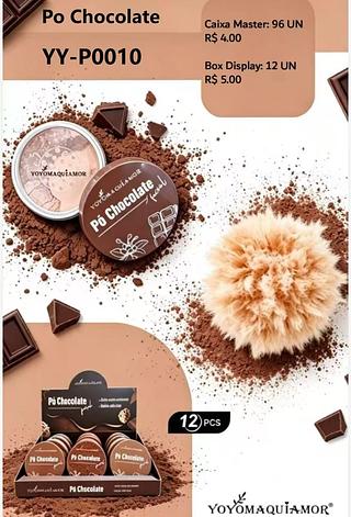 YOYO MAQUIAMOR PO CHOCOLETE-12PCS/4.00
