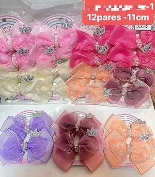 LACO PARA CABELO PRESILHA-TAMANHO G-12PARES/2.50