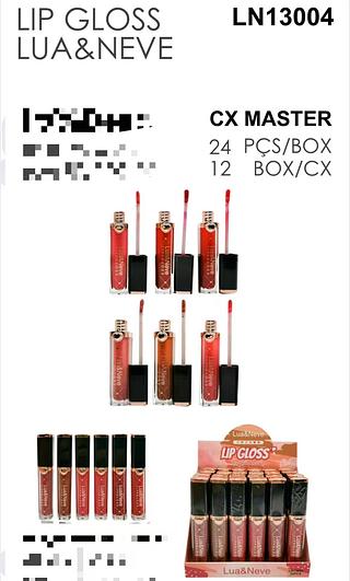 LUANEVE LIP GLOSS-24PCS/3.33