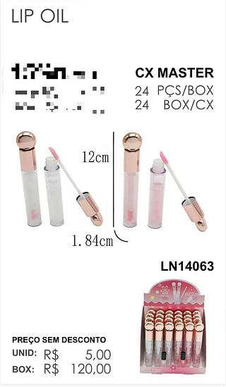 LUANEVE LIP GLOSS-24PCS/5.00