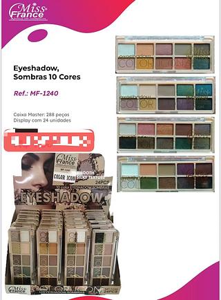 missfrance paleta de sombras-24pcs/5.20