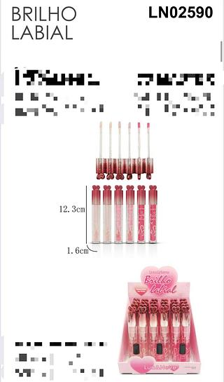 LUANEVE BRILHO LABIAL-24PCS/5.62