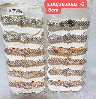 PRESILHA MATAL COM ESTRAS-12PCS/3.00