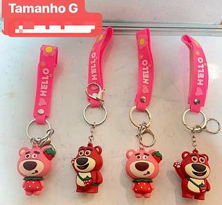 CHAVEIRO DE BORRACHA-TAMANHO G-12PCS/2.50