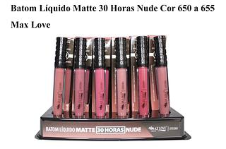 MAXLOVE BATOM LIQUIDO MATTE 30H-48PCS/5.50