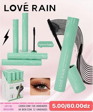 LOVE RAIN MASCARA DE CILIOS -12PCS/5.00
