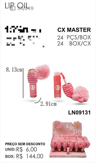 LUANEVE LIP OIL-24PCS/4.50