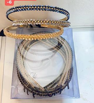 TIARA DE CRISTAL-12PCS/2.50