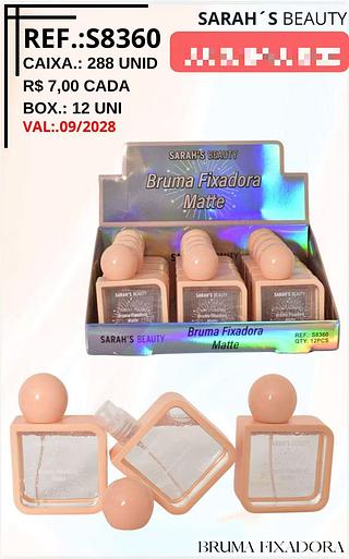 SARAHS BRNMA FIXADOR-12PCS/7.00