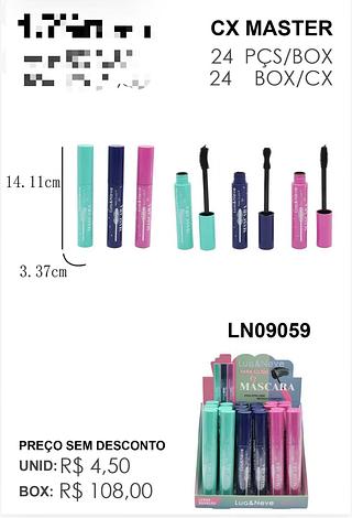 LUANEVE MASCARA DE CILIOS-24PCS/4.50