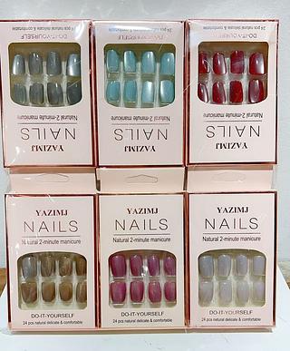 UNHA POSTICA -OLHO DE GATO-CAXINHAS(COM24PCS)-3.75