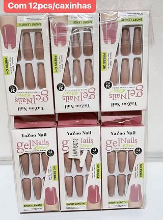 UNHA POSTICA-12CAXINHAS(COM24PCS)-/3.00