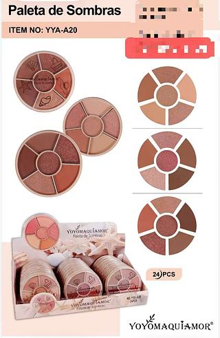 YOYO PALETA DE SOMBRA-24PCS/5.00