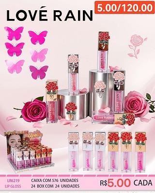 LOVERAIN LIP GLOSS-24PCS/5.00