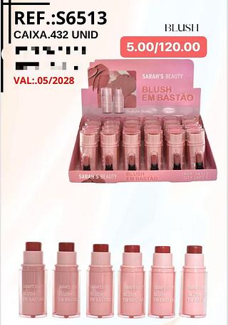 SARAHS BLUSH BASTAO-24PCS/5.00