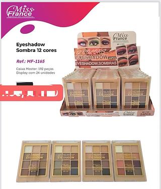 missfrance paleta de sombras-24pcs/7.00